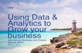 Using Data & Analytics to Grow your business · 3/2/2018  · KPMG has launched its Center of Excellence - “Lighthouse” in The Bahamas . Document Classification: KPMG Public ©2018