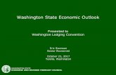 Washington State Economic Outlook€¦ · 23-10-2017  · Washington State Economic Outlook Presented to Washington Lodging Convention Eric Swenson Senior Economist October 23, 2017