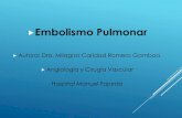 Embolismo Pulmonar - Infomeduvsfajardo.sld.cu/sites/uvsfajardo.sld.cu/files/embolismo_pulmonar.pdf · Embolismo Pulmonar Es una entidad clínica resultante del estacionamiento brusco