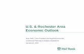 U.S. & Rochester Area Economic Outlook · 1/31/2020  · November World Merchandise Trade U.S. Merchandise Exports Sources: CPB World Trade Monitor, U.S. Commerce Dept. Data are three-month