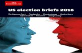 US election briefs 2016 - The Economist · Hillary Clinton’s fiscal plan is fiddly. Donald Trump’s is absurd Climate change 6 Notes from the undergrowth Hillary Clinton’s environmental