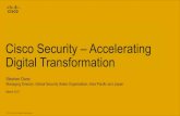 Cisco Security ¢â‚¬â€œ Accelerating Digital Transformation ... Lack Of Cybersecurity Hinders Innovation