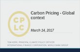 Carbon Pricing - Global context · Source: World Bank Group, State & Trends of Carbon Pricing (October 2016). The annual value of instruments implemented is just under US$ 50 billion