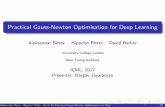 Practical Gauss-Newton Optimisation for Deep Learning · PDF file Practical Gauss-Newton Optimisation for Deep Learning Aleksandar Botev Hippolyt Ritter David Barber University College