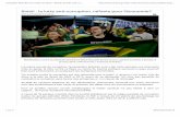Brésil : la lutte anti-corruption, néfaste pour l'économie? · L'ancien président brésilien Luiz Inacio Lula da Silva à Sao Paulo, au Brésil, le 23 mars 2016 ( AFP/Archives