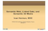 Semantic Web, Linked Data, and Semantic 3D Media …Semantic Web, Linked Data, and Semantic 3D Media Ivan Herman, W3C FOCUS 3D Conference, Sophia Antipolis, France 2010-02-11 2 Significant