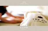 THE SPA - Luton Hoo · 110 minutes £160 with hot stone back massage Often imitated, never matched, our original Back, Face and Scalp massage combines exfoliation and back massage