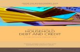 QUA HOUSEHOLD DEBT AND CREDIT · credit cards also increased, by $96 billion, continuing a 10-year upward trend. Credit standards tightened slightly, again, in the fourth quarter.