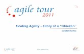 Scaling Agility – Story of a “Chicken” - Agile Alliance · A Chicken’s manifesto for scaling agility As responsible agile practitioners, we are optimizing the value delivered