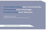 Transforming our economy. Cleaning our energy. Sustaining ... · Transforming our economy. Cleaning our energy. ... nuclear technologies in the service of transforming the South Australian