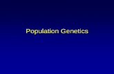 Population Genetics - Warner Pacific Universityclasspages.warnerpacific.edu/bdupriest/BIO 250/Lecture 22 Populati… · Population Genetics . Refresher… • What is a population?
