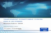 TANCAMENT COMPTABLE I FISCAL PER A LES PIMES...1. Aplicació del Pla General de Comptabilitat de PIMES 1.1. Principals modificacions del Reial Decret 602/2016 i càlcul dels límits