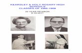KEARSLEY & HOLY ROSARY HIGH SCHOOLS CLASSES OF …1 kearsley & holy rosary high schools classes of 1966-1968 50 year reunion 8-19-2017