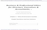 Business & Professional Ethics for Directors, Executives ... · Business & Professional Ethics for Directors, Executives & Accountants, 8e L.J. Brooks & P. Dunn, Cengage Learning,