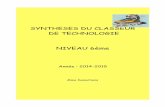 SYNTHESES DU CLASSEUR DE TECHNOLOGIE NIVEAU 6èmelewebpedagogique.com/technologiebastie/files/2014/08/Syntheses6eme-MHD.pdf6 3 Boucle 5 3 Sangle 4 4 Axe de roue 3 4 Roue 2 1 Frein