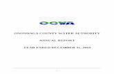 ONONDAGA COUNTY WATER AUTHORITY ANNUAL REPORT … · ONONDAGA COUNTY WATER AUTHORITY ANNUAL REPORT YEAR ENDED DECEMBER 31, 2010 . 2 ONONDAGA COUNTY WATER AUTHORITY ... 2003 16,953,989