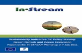 Sustainability Indicators for Policy Making: Green Growth ... · Sustainability Indicators for Policy Making ... innovation observatory has been set up, aiming to provide yearly data