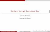 Statistics for high-dimensional datapbil.univ-lyon1.fr/members/fpicard/franckpicard...Statistics for high-dimensional data Vincent Rivoirard Universit e Paris-Dauphine ... Tibshirani,