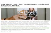 Girl, Wash Your Face? What Rachel Hollis Gets Right and Wrong€¦ · funny, and a crazy good writer. The girl can tell a story that will have you crying one minute and shooting Diet
