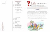 WORSHIP SCHEDULE January 2019 Lifefirstchristianocala.org/wp-content/uploads/2018/12/JANUARY-Life.pdfDisciple Women’s Fellowship News... CIRCLE MEETINGS • Lydia Circle will meet