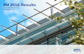 9M 2016 Results - ir.tlg.eu · 9M 2016 Results Presentation9M 2016 Results Presentation HIGHLIGHTS 9M 2016 KEY HIGHLIGHTS 9M 2016 Balance sheet Growth Portfolio and operations Substantial