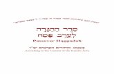 New Hagadah KJA- No pic - The Karaite Jews of America€¦ · Passover Haggadah e"vi mi`¦x¨T¨©d mic¦Ed§I©d bd¨§pn¦M ... Passover also carries special significance for Karaite