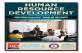 HUMAN RESOURCE DEVELOPMENTHRCI Recertification Credits – PHR and SPHR credits for being a WCI member. Training Videos - short on-demand training videos for new HR or a refresher
