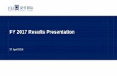 FY 2017 Results Presentation - Singapore Exchange · FY 2017 Results Presentation 27 April 2018. Disclaimer This confidential presentation ... Group Structure Financial Highlights