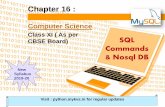 Computer Orange Template - MYKVS.INpython.mykvs.in/presentation/class xi/computer science/sql.pdf · Computer Science Class XI ( As per CBSE Board) SQL Commands & Nosql DB Visit :