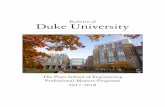 Bulletin of Duke University · 2018-09-25 · Duke University is accredited by the Commission on Colleges of the Southern Association of Colleges and Schools to award baccalaureate,