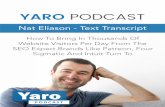 YARO PODCAST - Amazon Web Services · SEO Expert Brands Like Patreon, Four ... was curious because he has a business selling services called Growth Machine, and we're going to ﬁnd