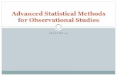 Advanced Statistical Methods for Observational Studiesrogosateaching.com/somgen290/19_lect05.pdf · Advanced Statistical Methods for Observational Studies. class management. class