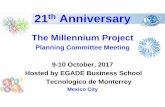 21th Anniversary107.22.164.43/millennium/mppc-2017/Ageda-Accomplishemnts... · 2017-10-17 · Some Accomplishments -since MPPC 2016 ... Millennium Project Feasibility Study final