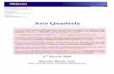 Asia Quarterly - Mizuho Bank...Asia Quarterly ― Q1 2019: Cans & Cushions ― 6th March 2019 Mizuho Bank, Ltd. Asia and Oceania Treasury Department Vishnu Varathan Head, Economics