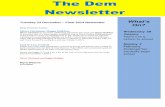 The Dem Newsletter - North Sydney Demonstration …...Tuesday 23 December – Final 2014 Newsletter Dear Parents/ Carers Merry Christmas/ Happy Holidays Merry Christmas to everyone