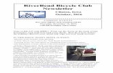 RiverBend Bicycle Club Newsletter - rbbcclintonrbbcclinton.publishpath.com/Websites/rbbcclinton/images... · 2016-11-01 · 3 Riverbend Bicycle Club Meeting October 20, 2016 1) Call