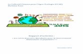 Rapport d’activités...l'Agriculture burkinabè, en préambule de la conférence « Souveraineté Alimentaire et Changement Climatique : enjeux et perspectives » à l'Institut Français