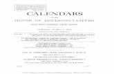 work on final page. CLERK OF HOUSE. CALENDARSOn motion of Mr. Kitchin, by unanimous consent, Ordered, That when bills now on the Cal- endar which are in order on Calendar Wednesday