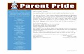 Parent Pride - Joliet Catholic Academy · s Parent Pride 2015-2016 Parent Association The primary objective of this association, a service organization, is to build a community of