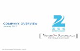 COMPANY OVERVIEW - akamai.vidz.zeecdn.comakamai.vidz.zeecdn.com/zeetele/pdfs/ZEE_Investor... · COMPANY OVERVIEW January 2017. DISCLAIMER 2 ... Digital –Ditto TV, OZEE Largest Indian