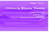 Ohio’s State Tests - oh.portal.airast.org · meaning of unknown and multiple-meaning words and phrases based on grade 5 reading and content, choosing flexibly from a range of strategies.
