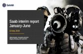 Saab interim report January-June · General market trends • Total military spending 2018 accounted for 2.1 per cent of global GDP* • Military spending in 2018 increased by 2.6