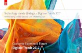 Technology meets Strategy – Digitale Trends 2017€¦ · Technology meets Strategy – Digitale Trends 2017 Hartmut König | Director Specialist Sales | Marketing Cloud