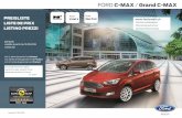 2016 Ford C-MAX MY2017 - notspeicherung · FORD C-MAX / Grand C-MAX PREISLISTE LISTE DE PRIX LISTINO PREZZI gültig ab valable à partir du 19.09.2016 valido dal inkl. 3 Jahre Garantie