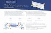 Continuous Improvement solution - Cloudinary · Introducing i-nexus for Continuous Improvement where ... (5S, standard work, visual management boards, daily huddles) at a local work
