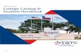 2020–2021 College Catalog & Student Handbook · Texas State Technical CollegeRev. 04-20 2020–2021 College Catalog & Student Handbook