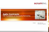 Agile Contracts - Scrum Inc Home - Scrum Inc · PDF file • Training (Scrum Master, Product Owner, Agile Leadership, online courses, etc.) • Consulting (linking Scrum and business