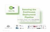 Securing Deployment Pipeline print - Release Engineeringreleng.polymtl.ca/RELENG2015/html/presentations/primba... · 2015-05-27 · NICTA Copyright 2015 Summary 23 • Our$contributionsare