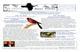 Audubon Society. Its Primary Feb/Mar/Apr, 2016 Bexar Tracks · 2020-01-22 · Page 2 Feb-Mar-Apr 2016 Bexar Tracks Mark your calendars! It almost time for: April 29-May 1 Fredericksburg,