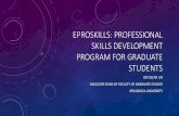 Eproskills: professional skills development program for ...fgs.athabascau.ca/docs/PDin_Orientation_2016OscarLin.pdf · C02 Preparing resume, CV, and cover letter –readiness for